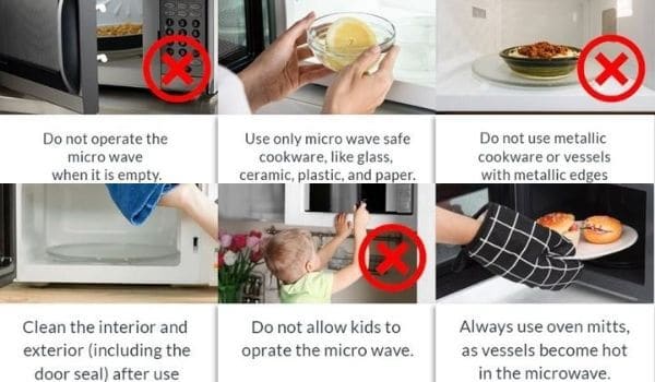 Microwave Oven Safety tips