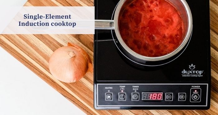 Single-Element Induction Cooktop