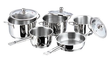 Best Stainless Steel Cookware Set in India